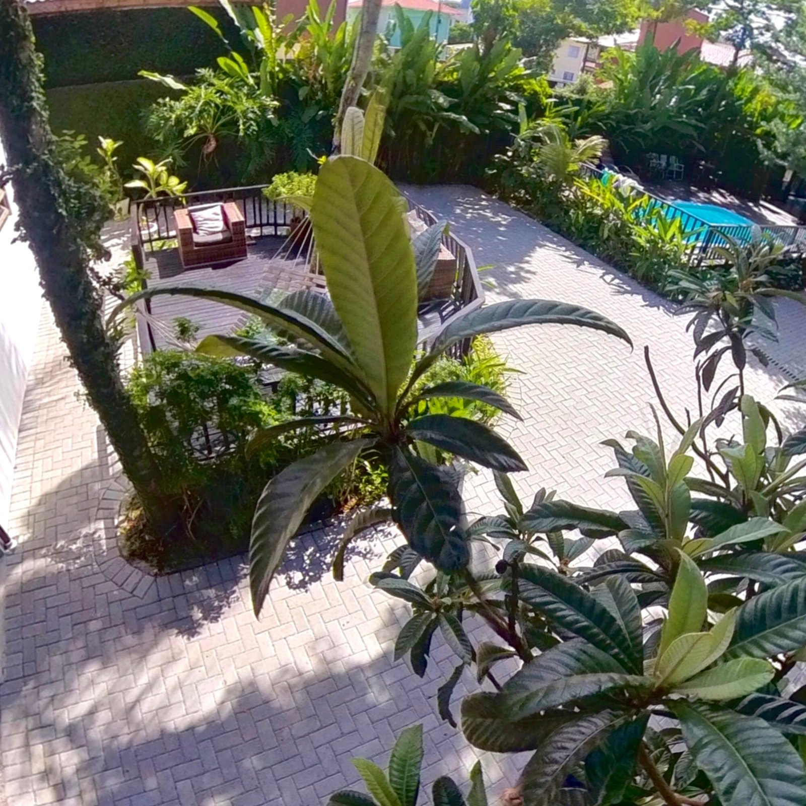 Piscina do Hotel Natur Campeche com área de lazer